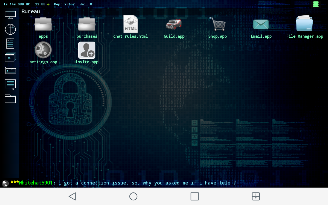 Hackerz - MMO simulator 遊戲截圖