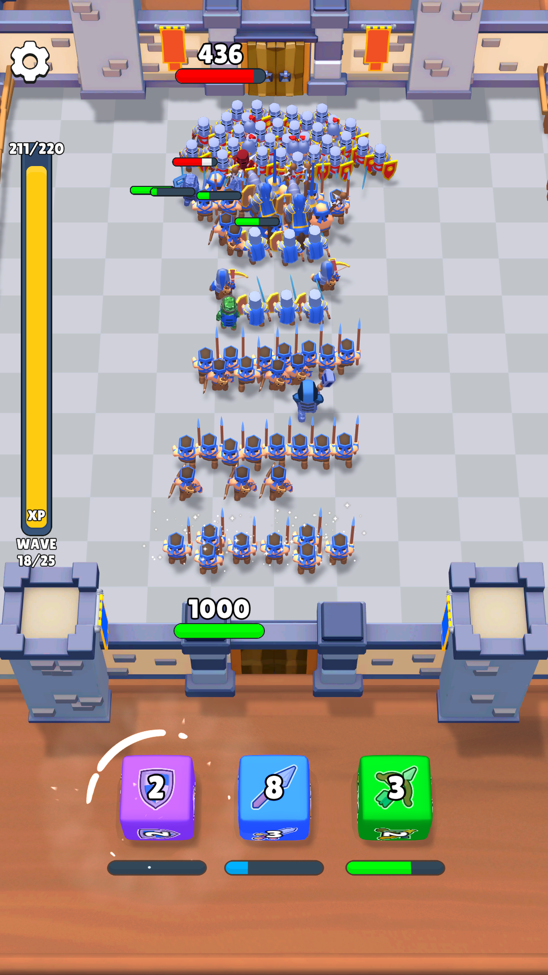 Dice Warriors Game Screenshot