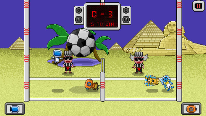 Pixel Volley 게임 스크린 샷