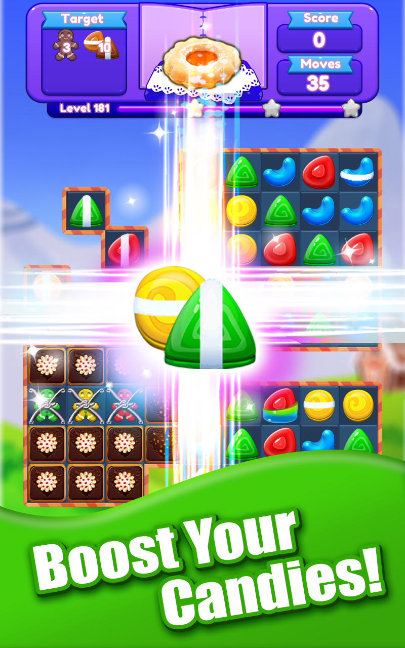 Screenshot of Candy Girl - Cute Match 3 Puzzle Game