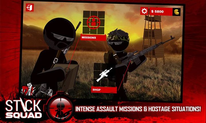 Screenshot 1 of Stick Squad - Sniper Contracts 1.3.3