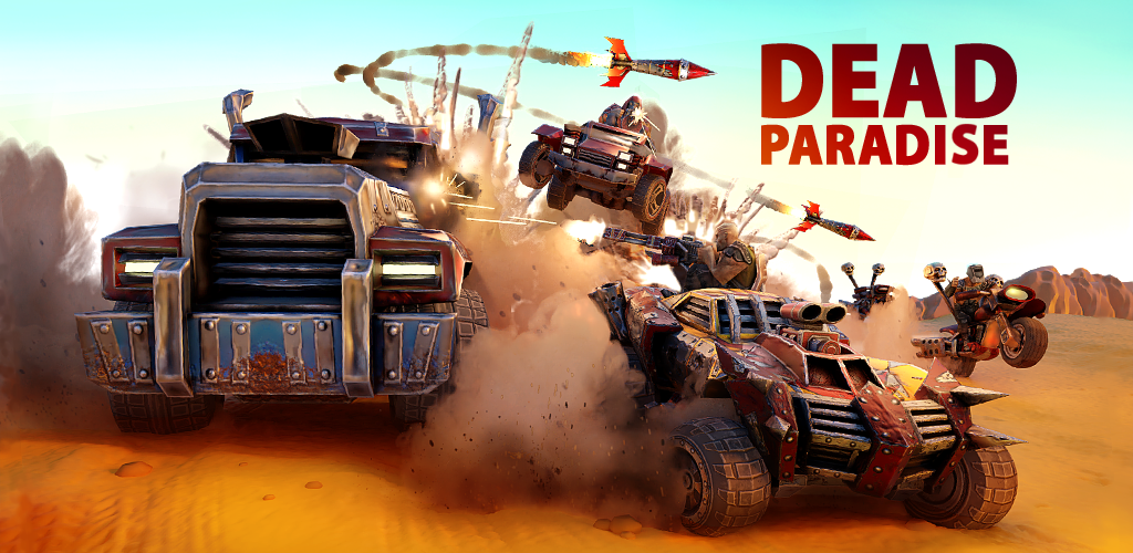 Dead Paradise Car Race Shooter screenshot