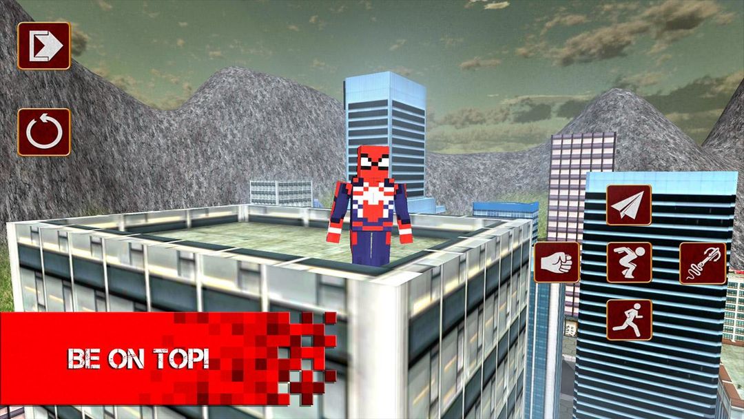 Cube Sipder Hero Mutant 3D screenshot game