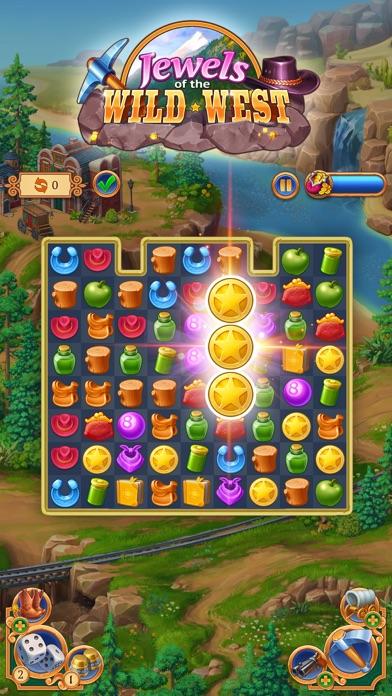 Jewels of the Wild West: Match Game Screenshot
