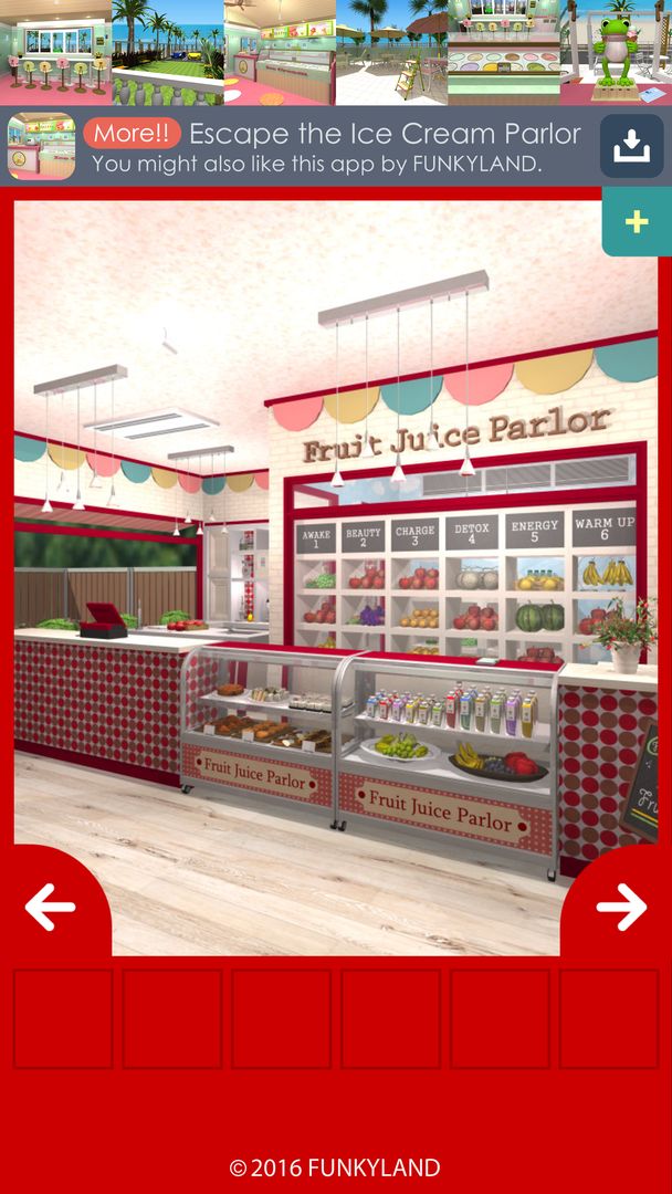 Screenshot of Escape the Fruit Juice Parlor