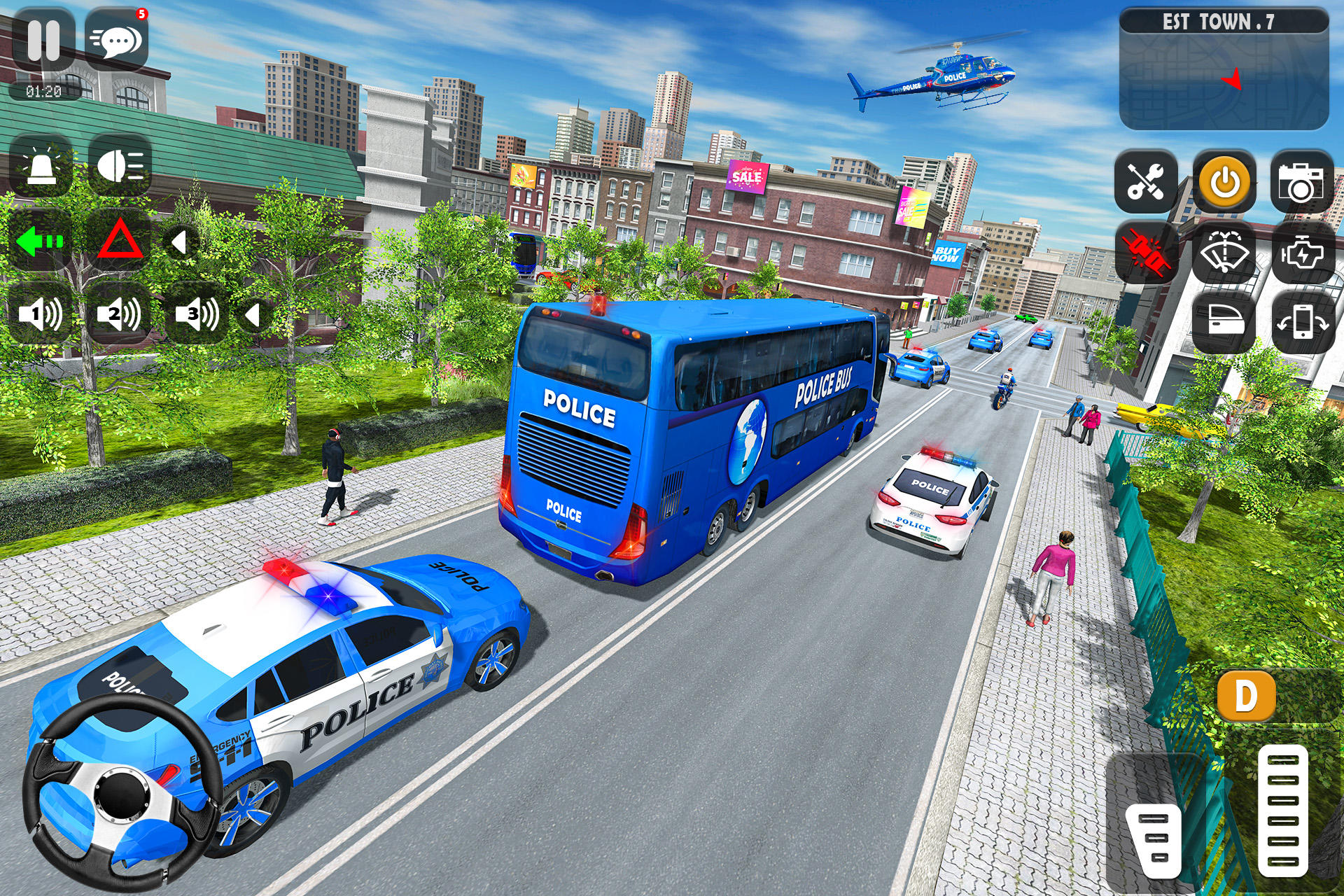 Bus Simulator 2023 Police Bus android iOS-TapTap