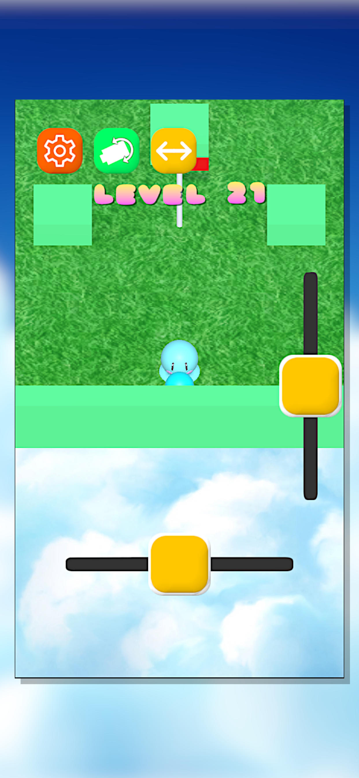 RollingFlagBall Game Screenshot