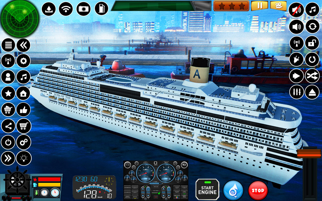 Ship Games Fish Boat Game Screenshot