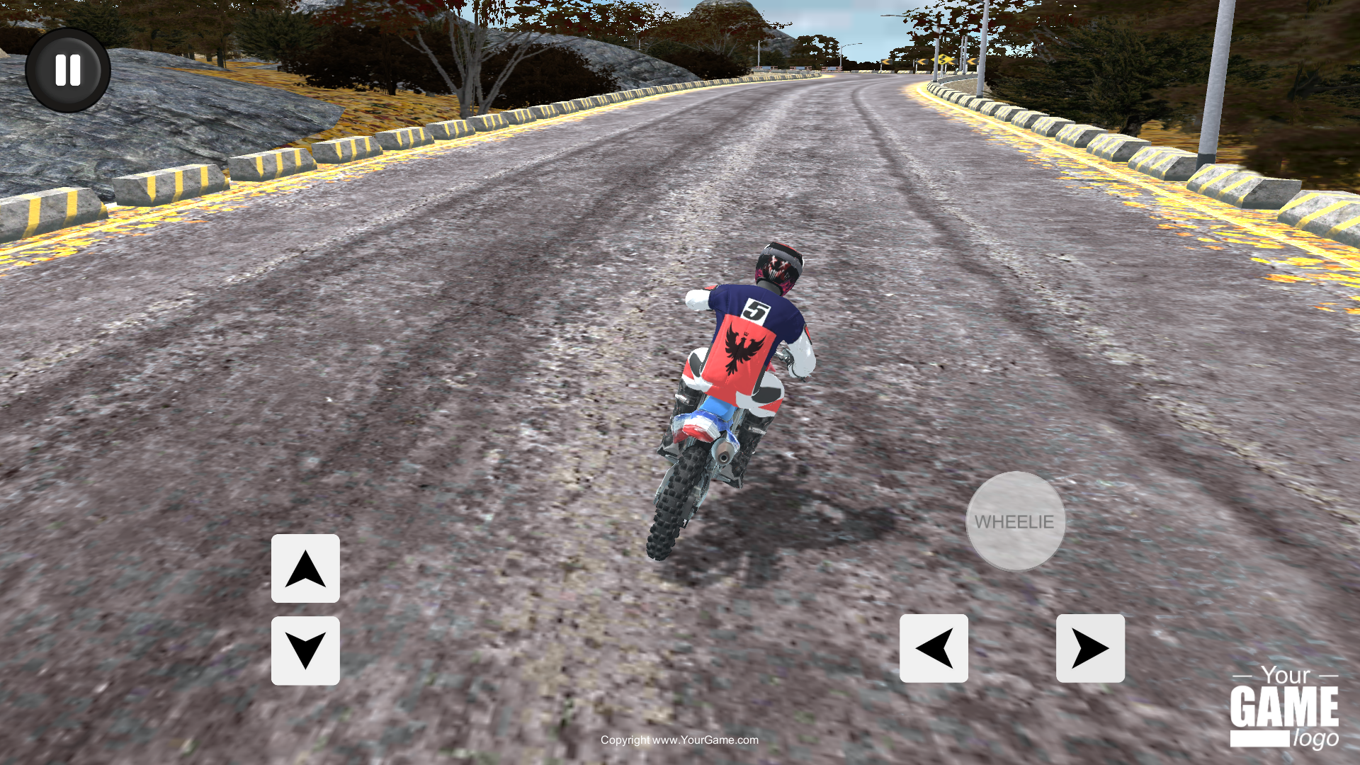 Motocross Racing Simulator Game Screenshot