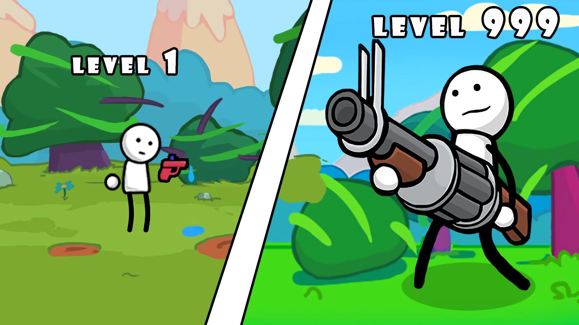 Screenshot 1 of One Gun Stickman 棒人間が戦うゲーム 113