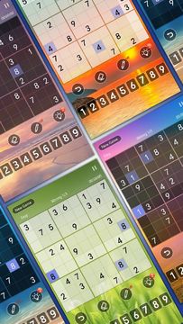 Sudoku Scapes ゲームのスクリーンショット
