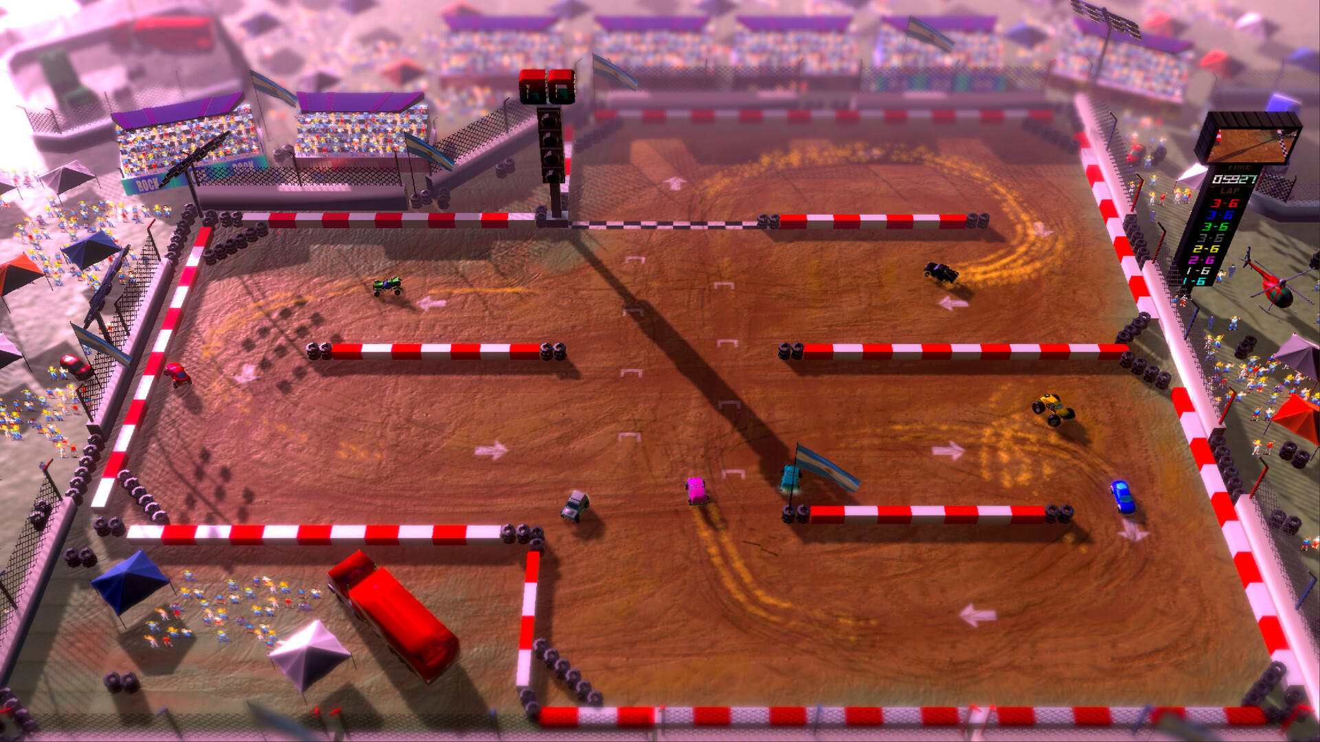 Screenshot of Rock 'N Racing Off Road DX