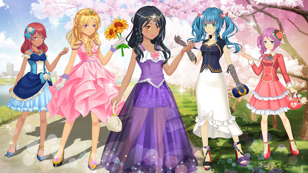 Anime Princess Dress Up Games screenshot game