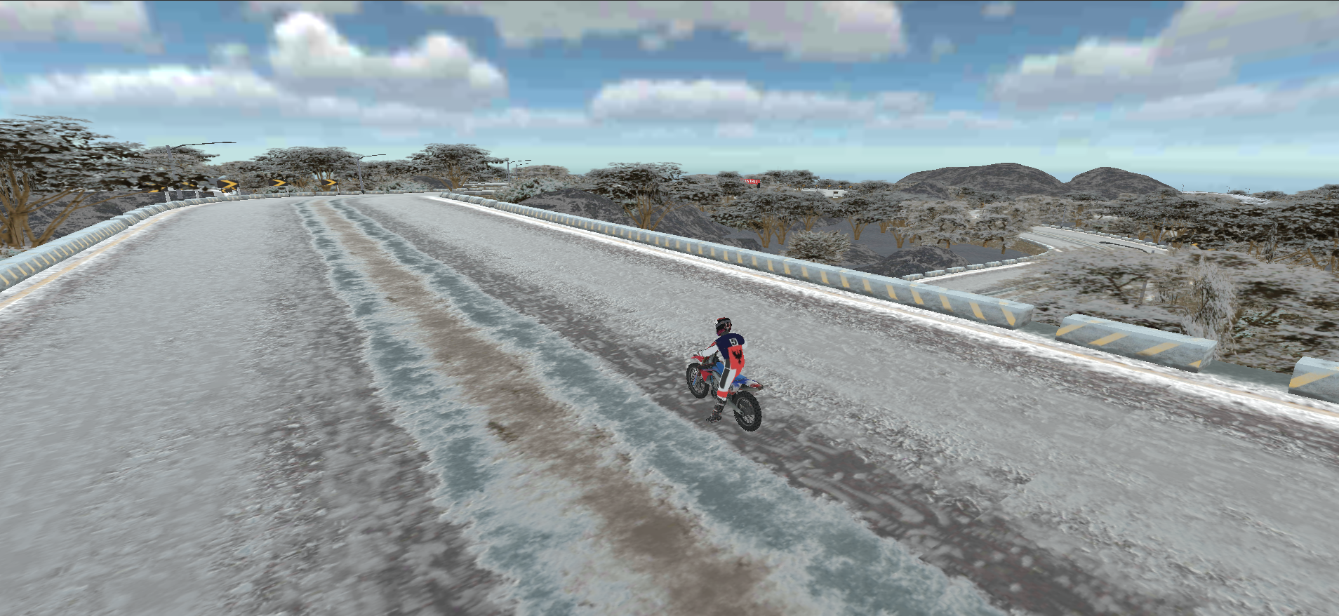 Motocross Racing Simulator Game Screenshot