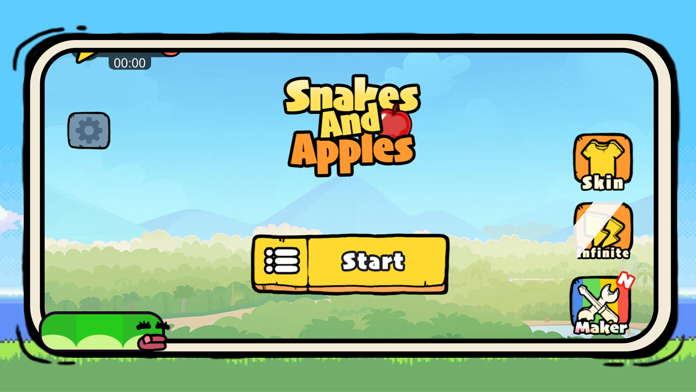 Screenshot 1 of งูแอปเปิ้ลจอมตะกละ - สนุกกับการคลาน 