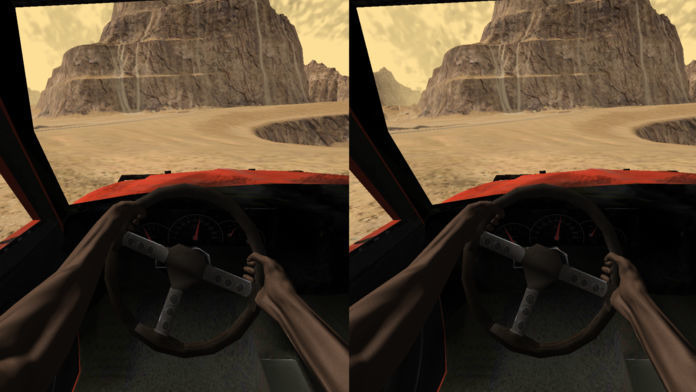 Screenshot of VR Car Driving Simulator for Google Cardboard