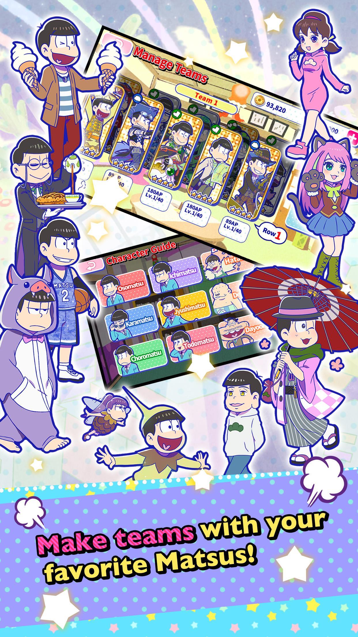Osomatsu-san Hesokuri Wars~Battle of the NEETs~ Game Screenshot