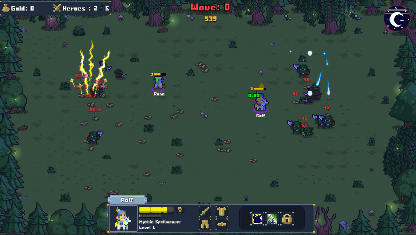 Hero's Warband screenshot game