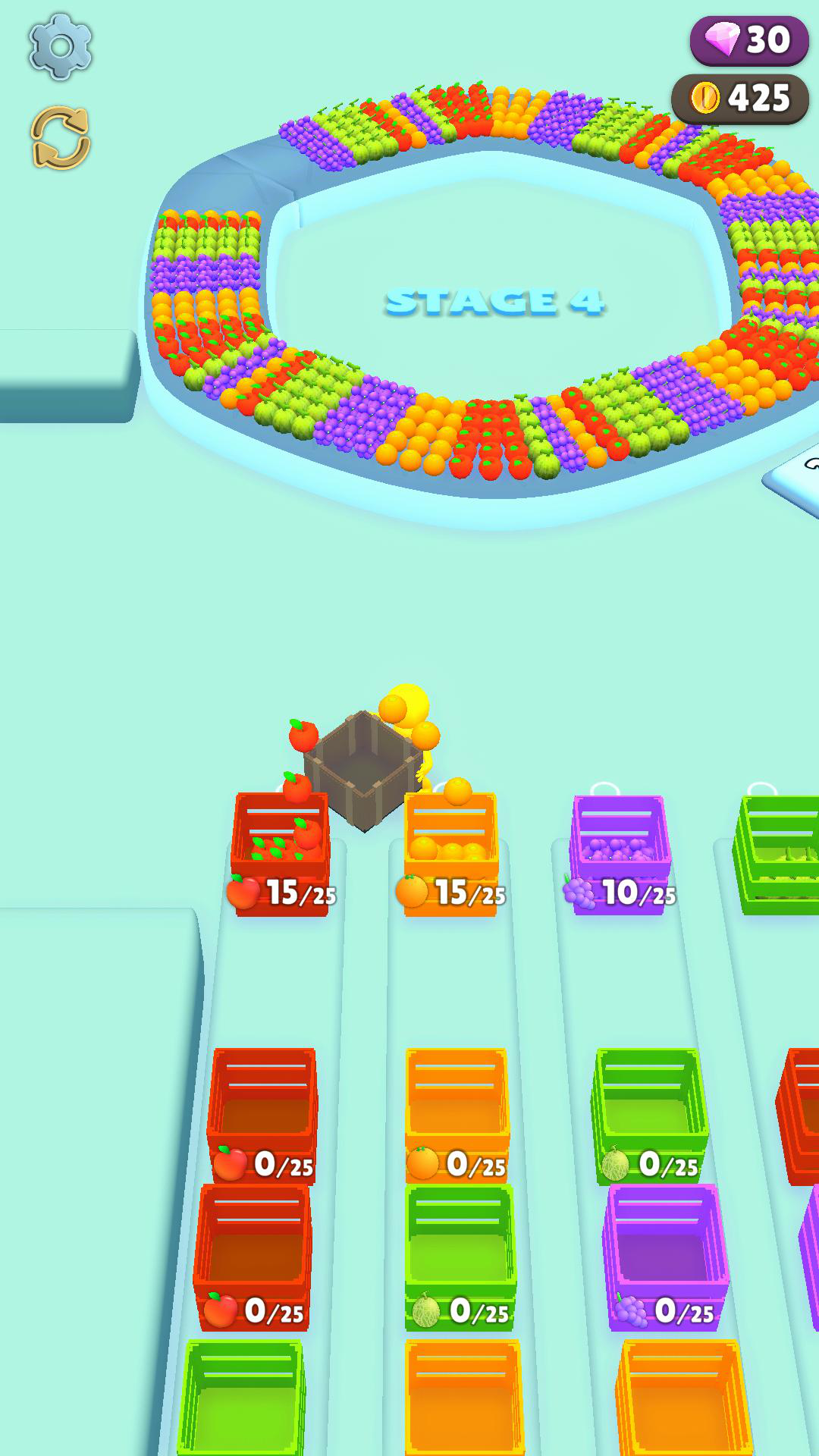 Fruity Sort Box ภาพหน้าจอเกม