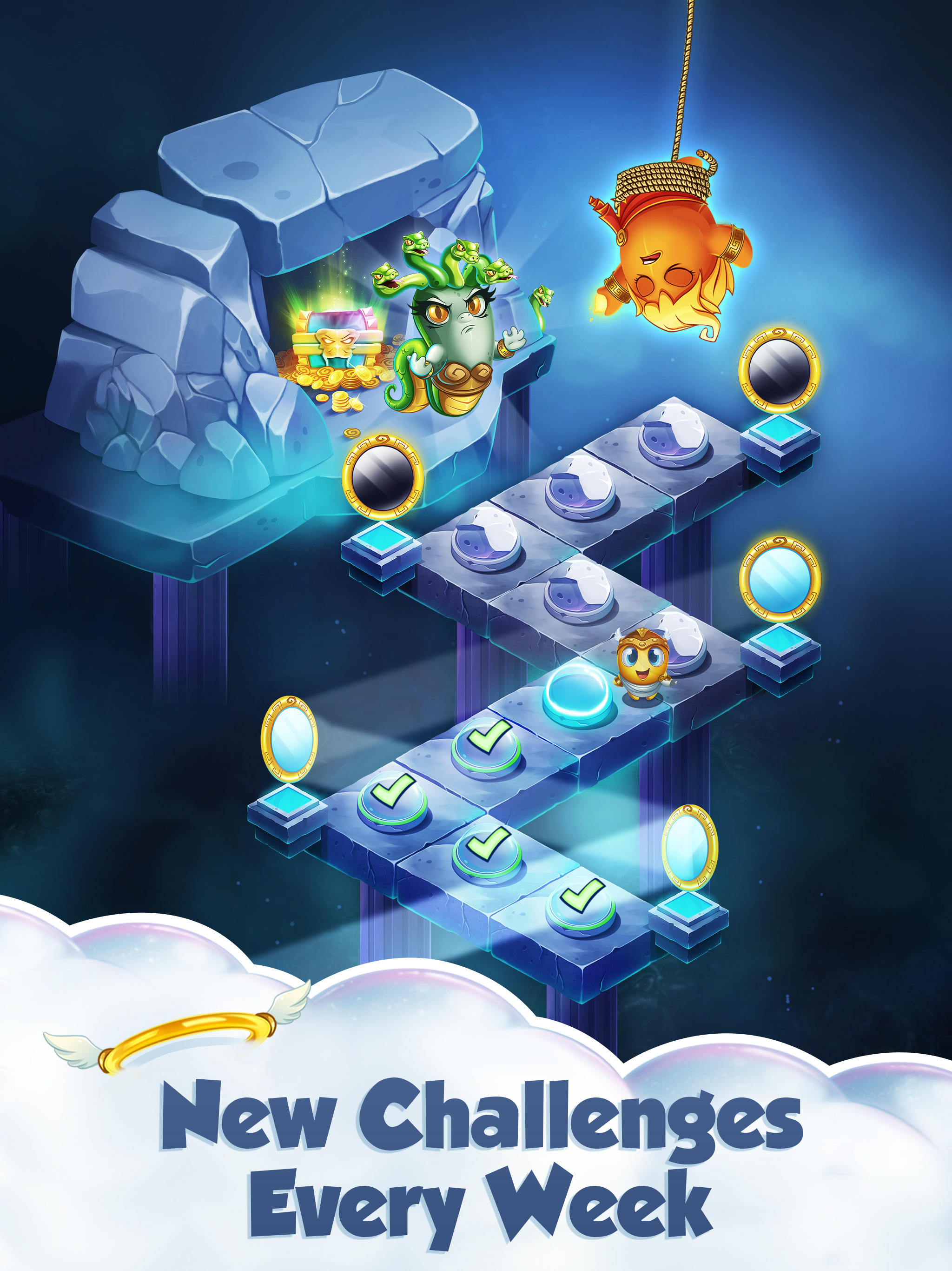 Puzzle Gods Game Screenshot