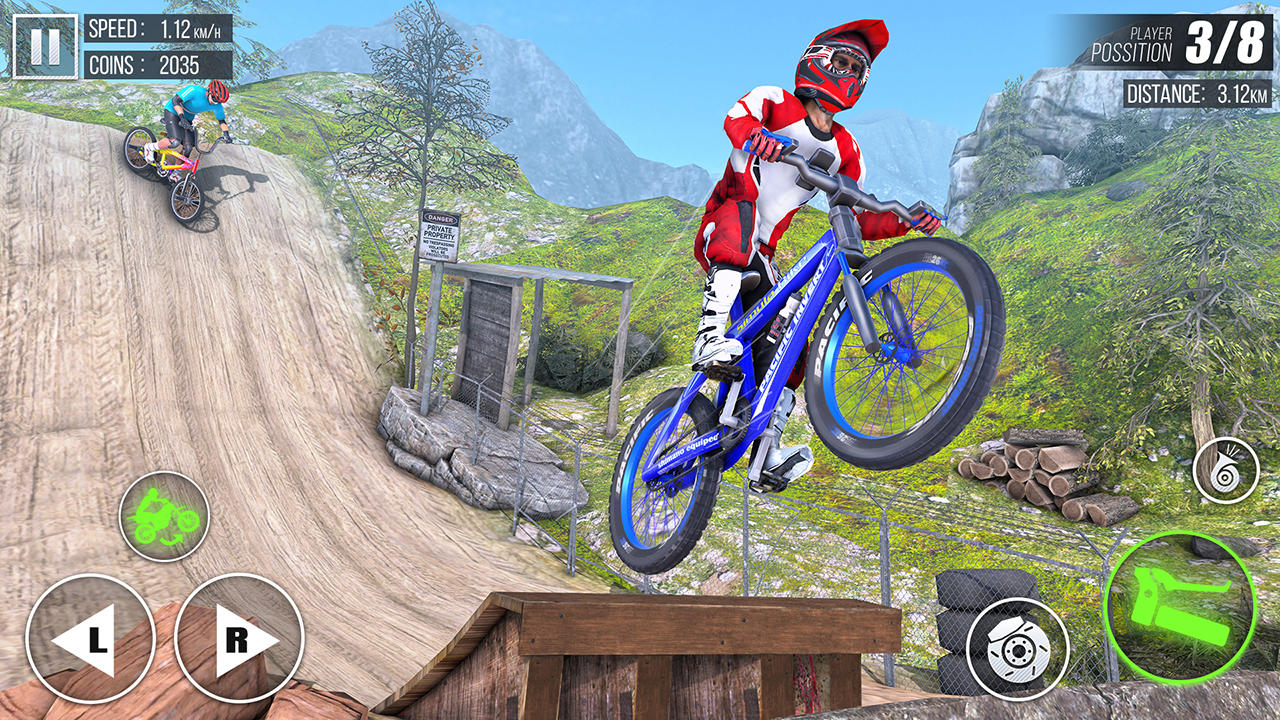 Screenshot of Cycle Racing Games Cycle Game