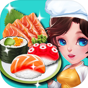 Jogos de comida de sushi - jogos de culinária jogo de sushi de chef mundial