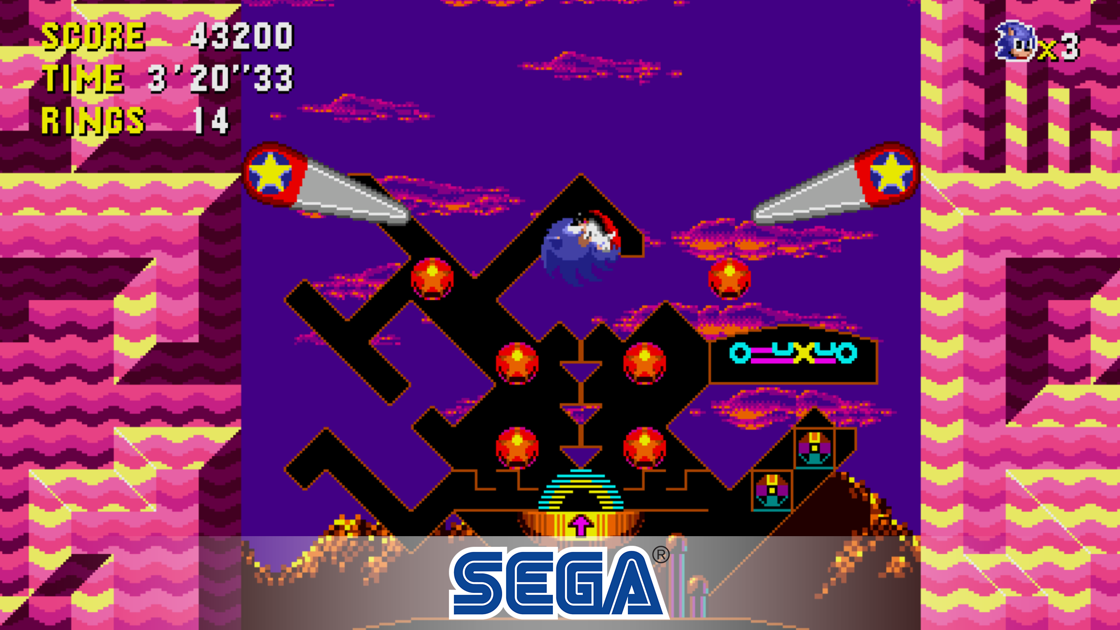 Sonic CD Classic Game Screenshot