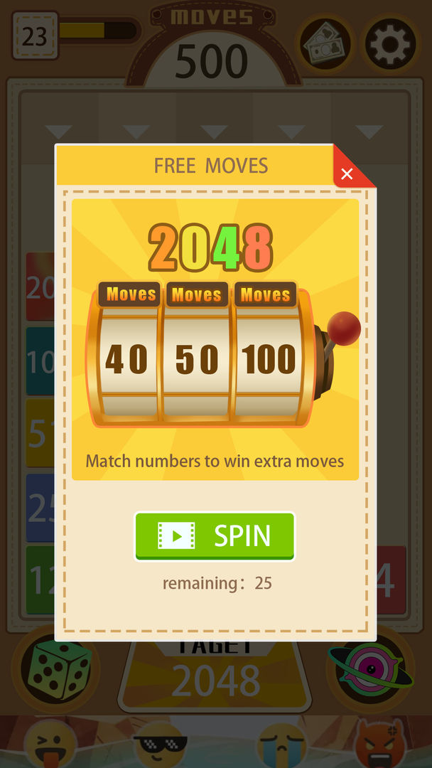 Number Merge:2048 screenshot game