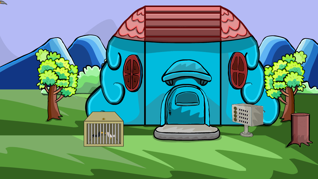 Black And White Crows Rescue Game Screenshot