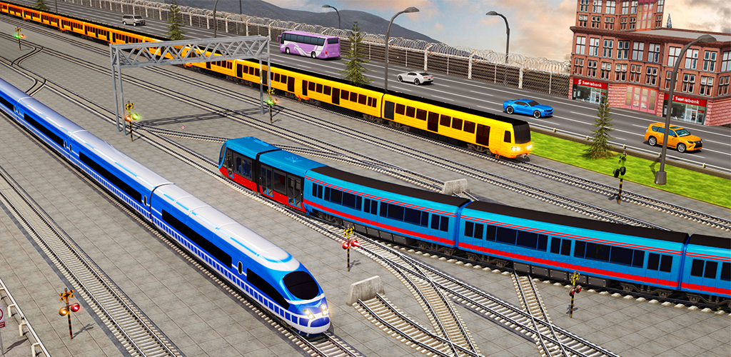 Banner of Indian Train City Pro Driving: Train Game 