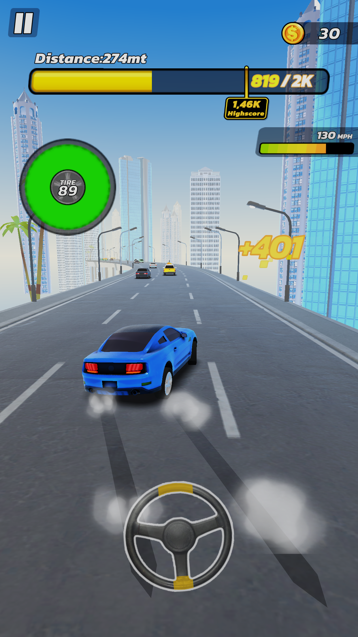 Cuplikan Layar Game Drift Rage