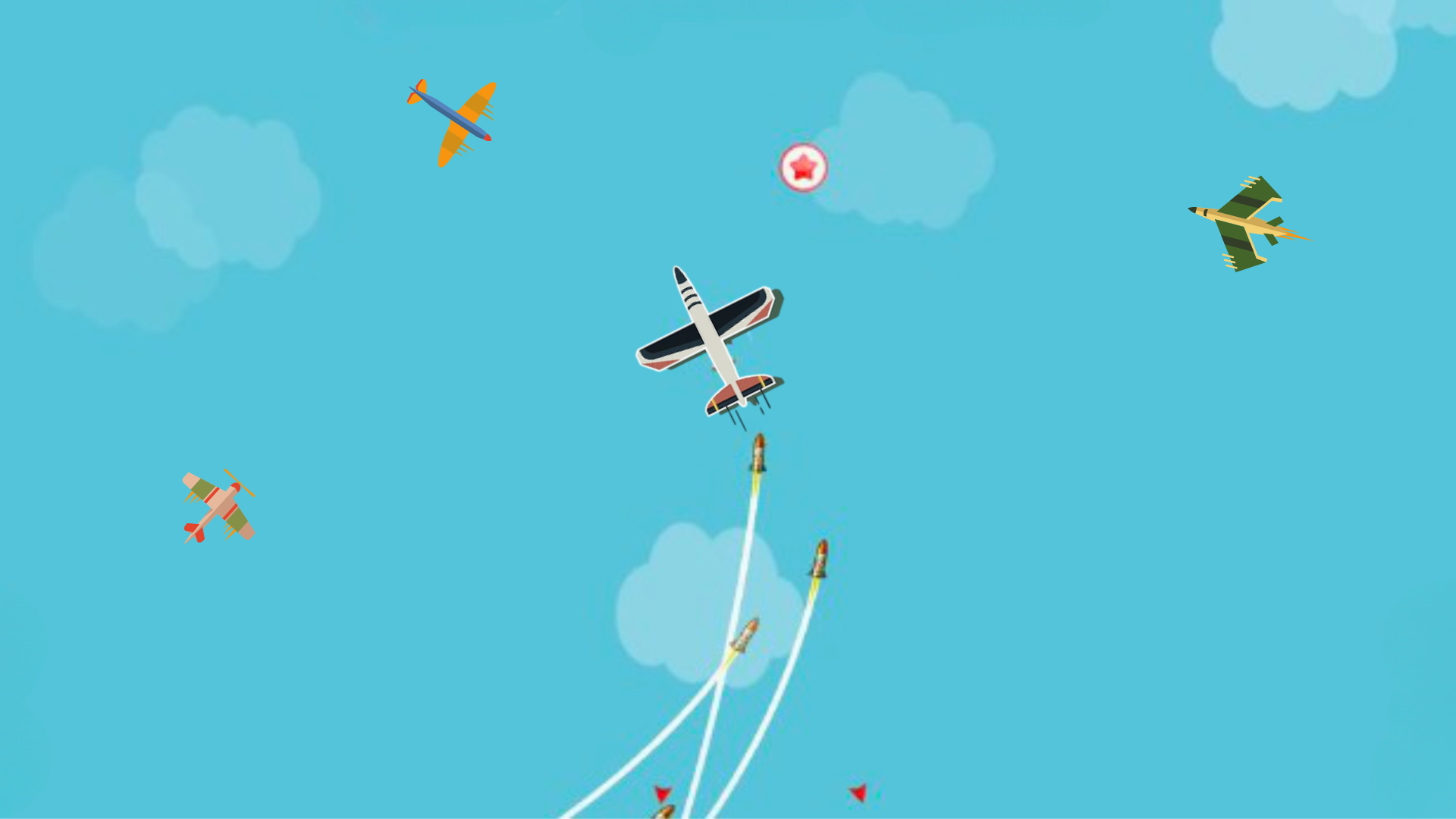 Jet Escape Missile Fire Game Screenshot