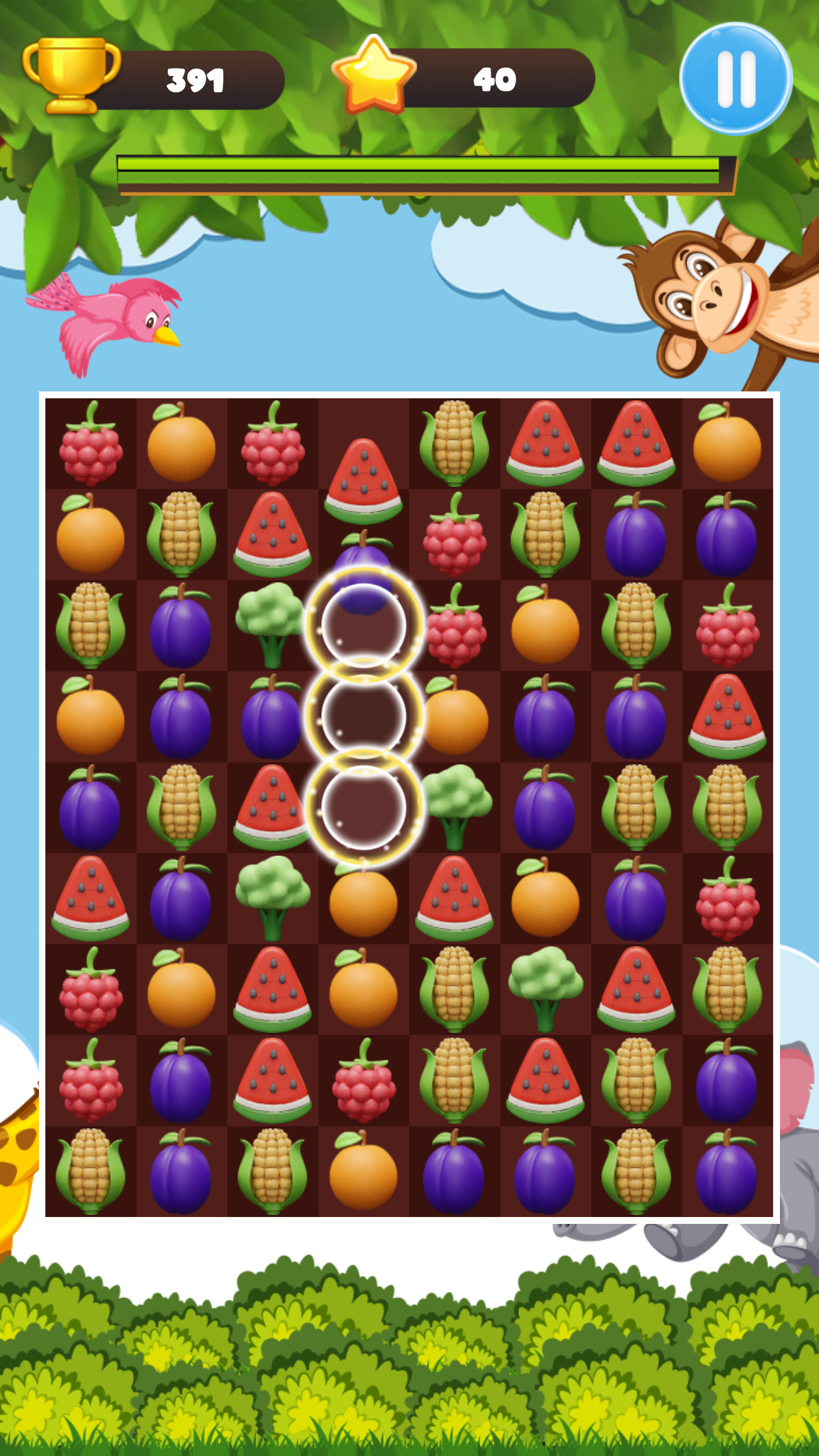 Fruits Farm Match 3 게임 스크린샷