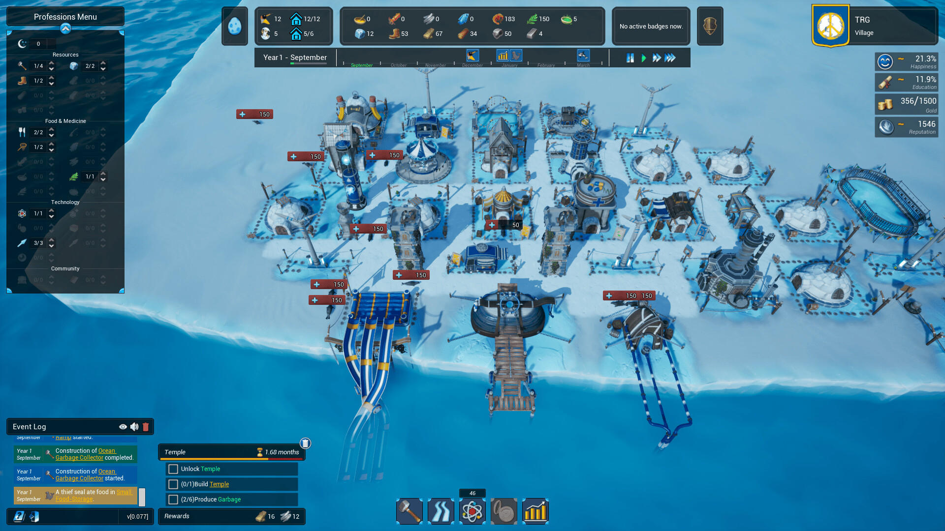 United Penguin Kingdom: Huddle up screenshot game