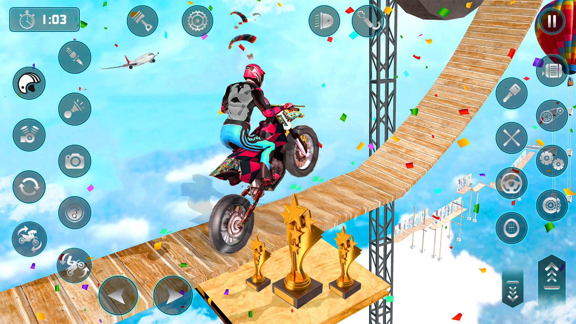 Spider Hero: Bike Stunt Game Game Screenshot