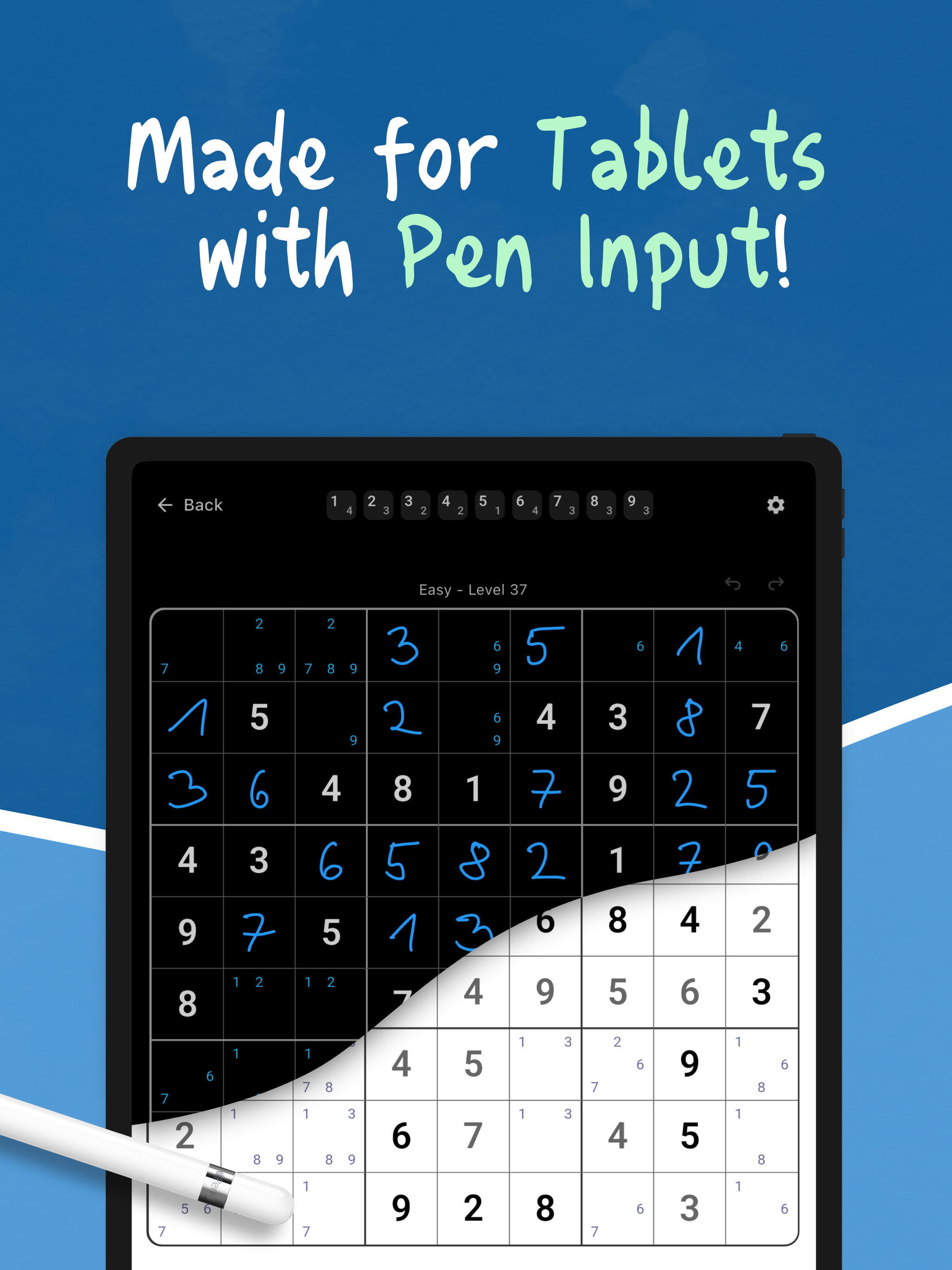 Sudoku - Paperlike! Game Screenshot