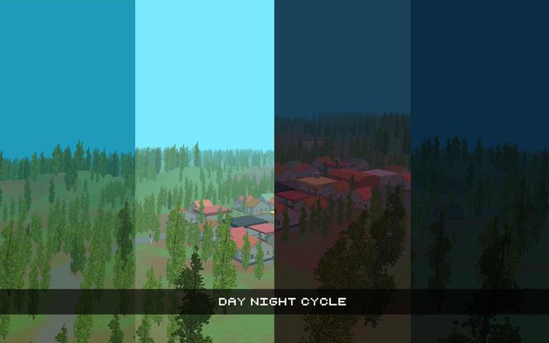 Pixel - Unturned Survive HD Game Screenshot