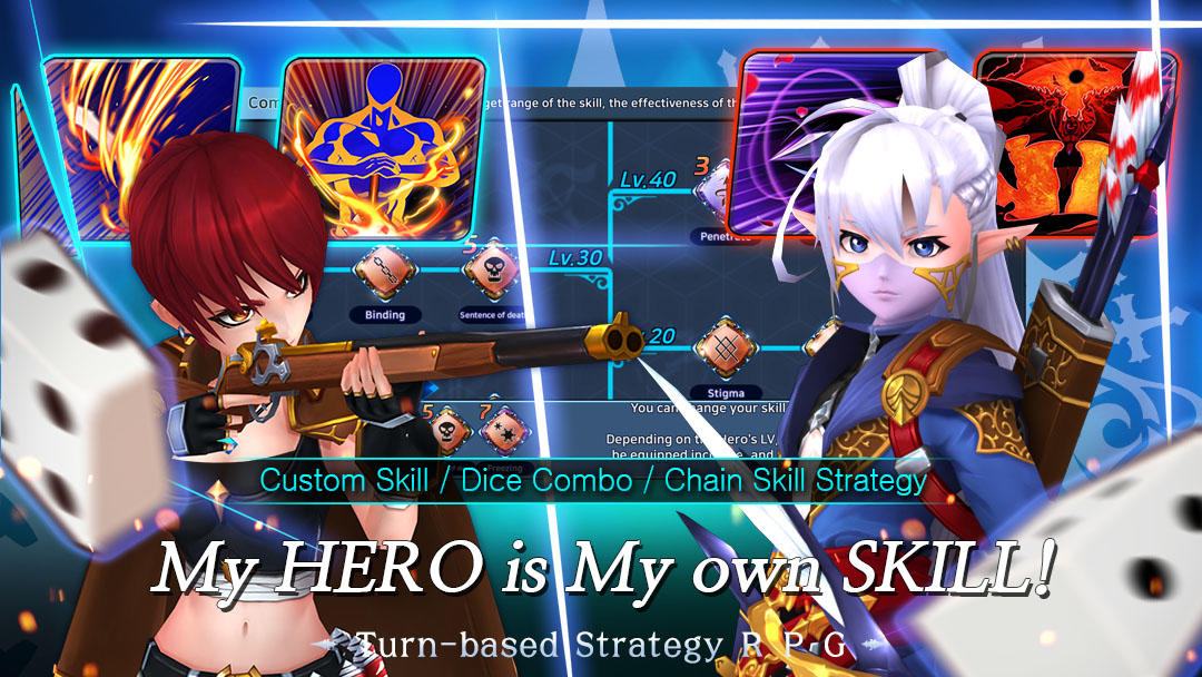 Dice Saber - Turn-based Strate 遊戲截圖