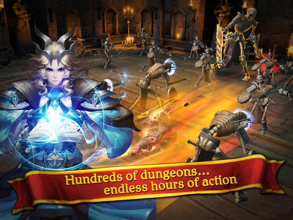 Clash for Dawn: Guild War 게임 스크린 샷