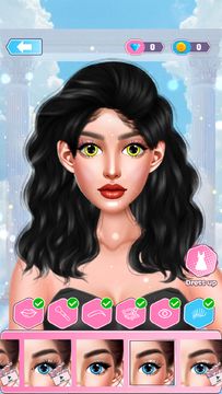 Indian Fashion Makeup Dress up Game Screenshot