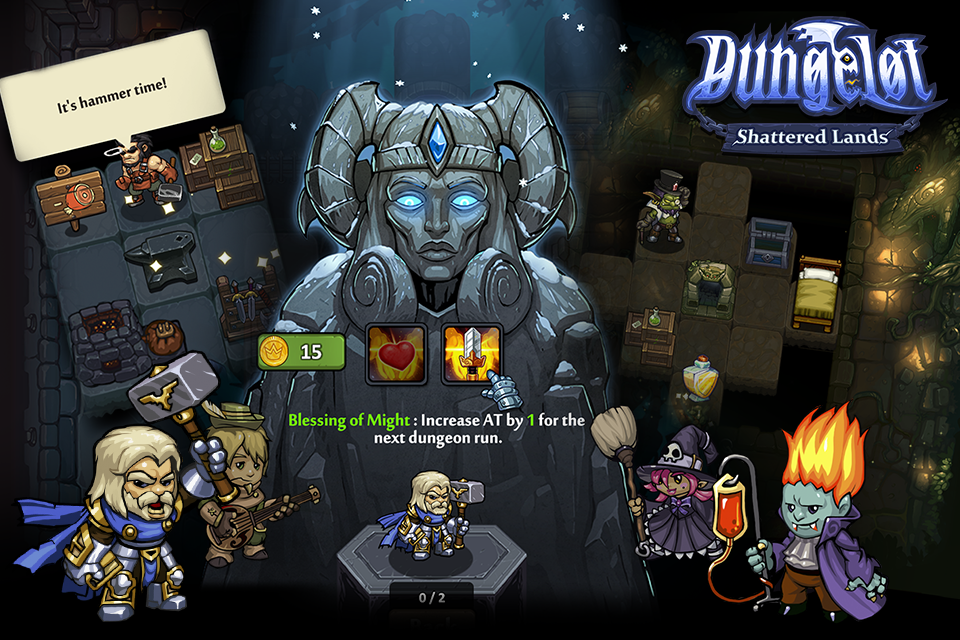 Dungelot Shattered Lands Game Screenshot