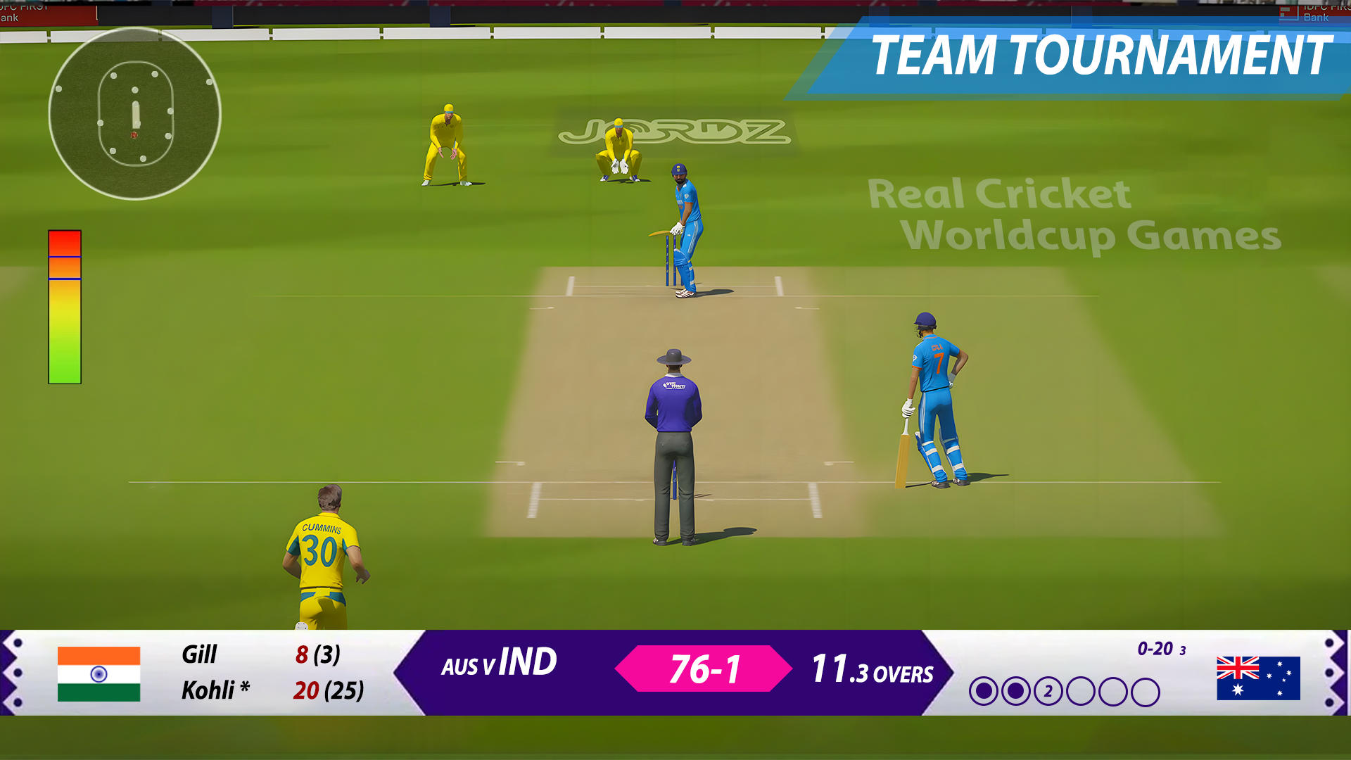 Cricket Games Real World Match Game Screenshot