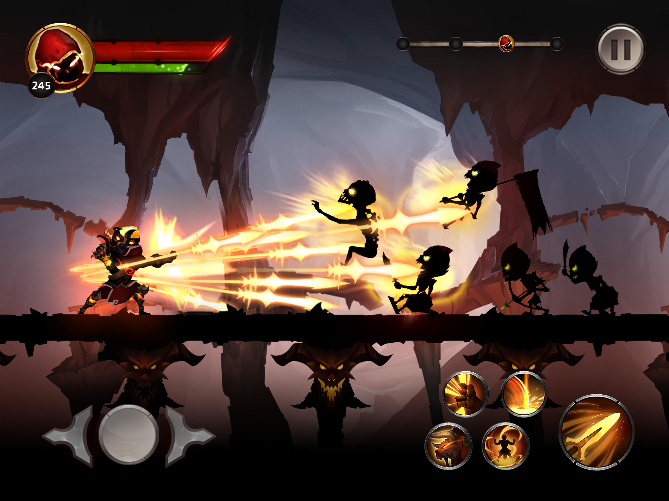 Stickman Legends Offline Games Game Screenshot