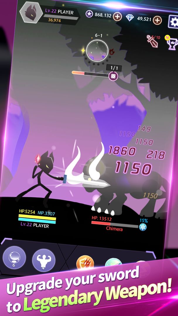 Screenshot of Shadow Hero - Idle Fighter
