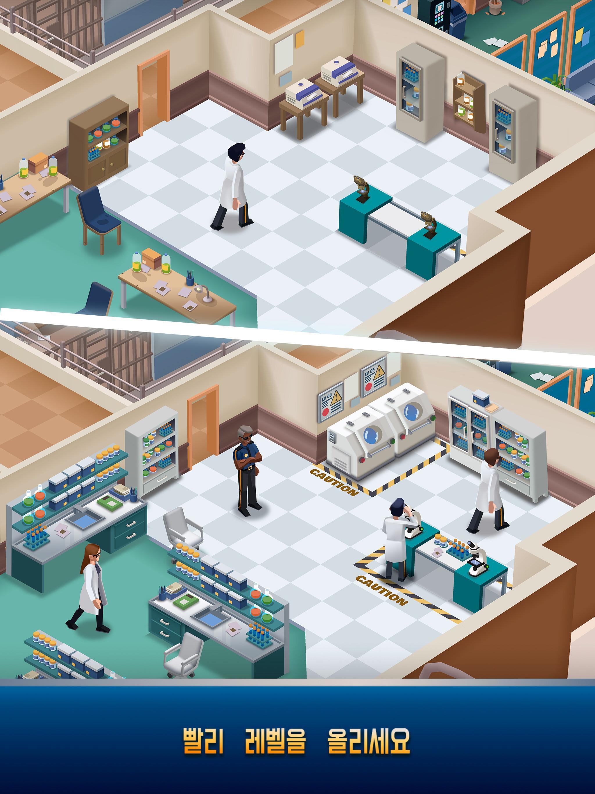 Idle Police Tycoon－경찰 게임 게임 스크린샷