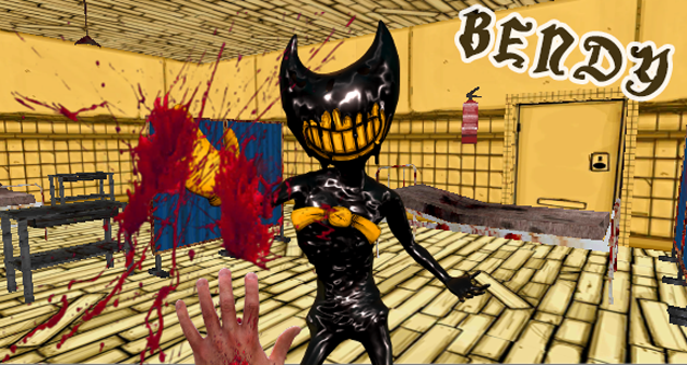 Scary bendy Horror - ink machine Granny screenshot game