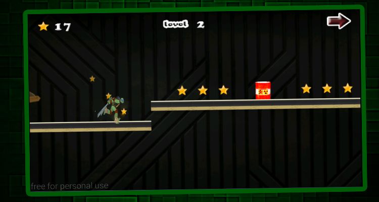turtle jumber ninja 게임 스크린 샷