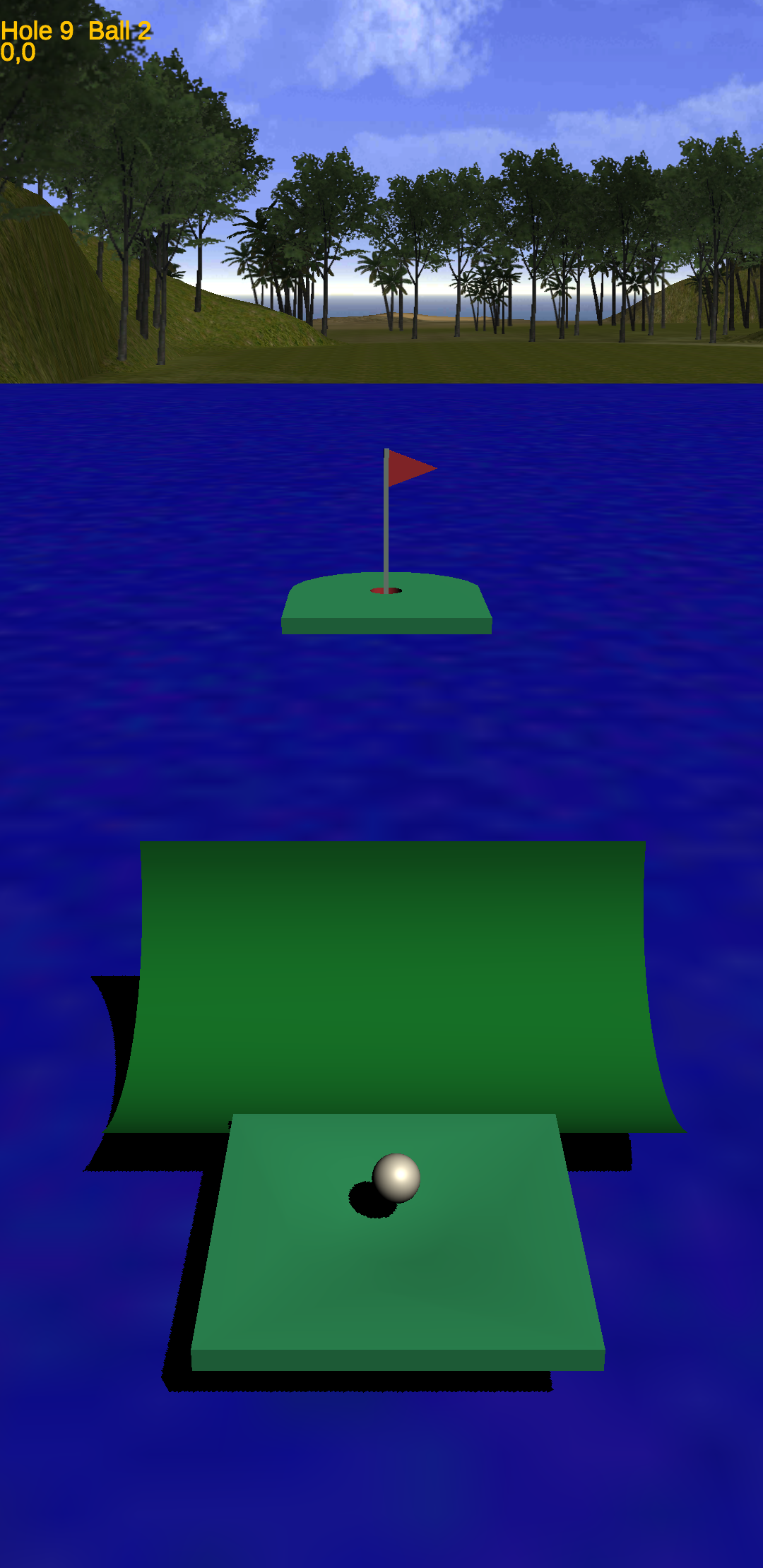 Crazy Golf Game Screenshot