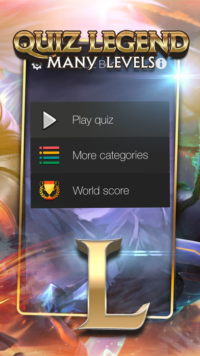 Screenshot 1 of Quiz Character Trivia Pro "សម្រាប់ League of Legends" 
