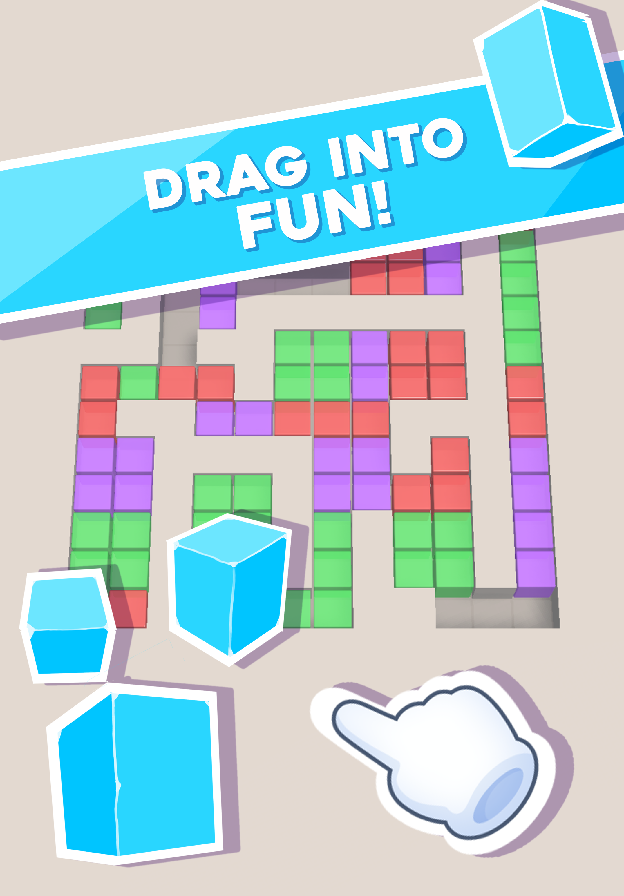 Cube Slider Game Screenshot